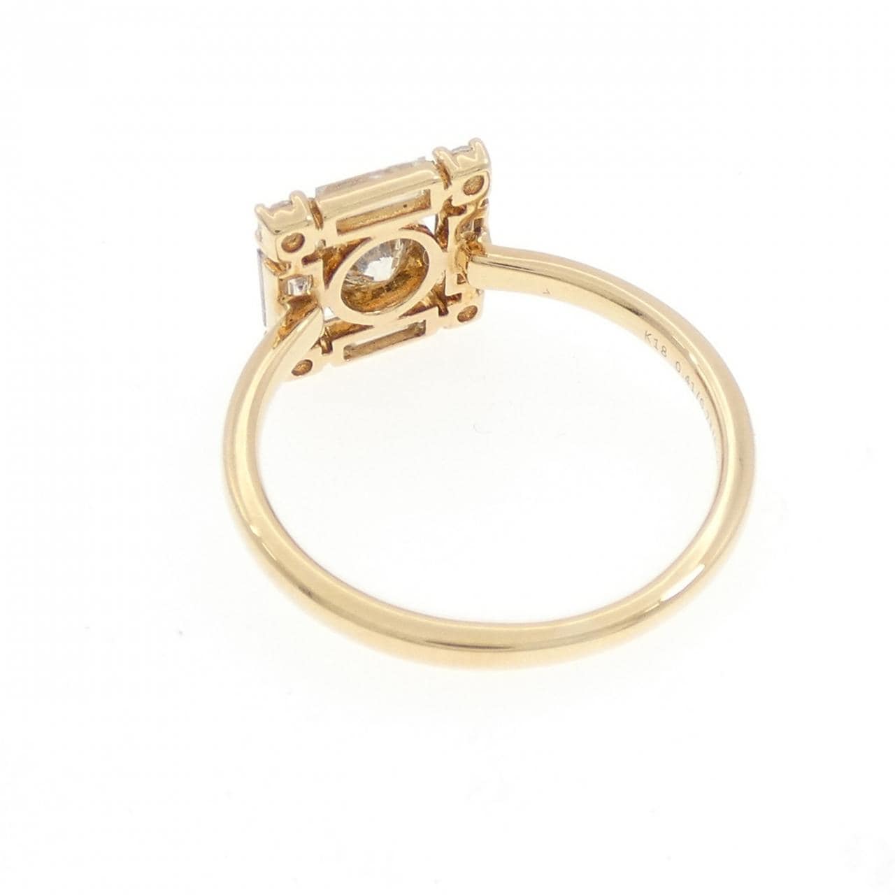 【新品】K18YG ダイヤモンド リング 0.74CT