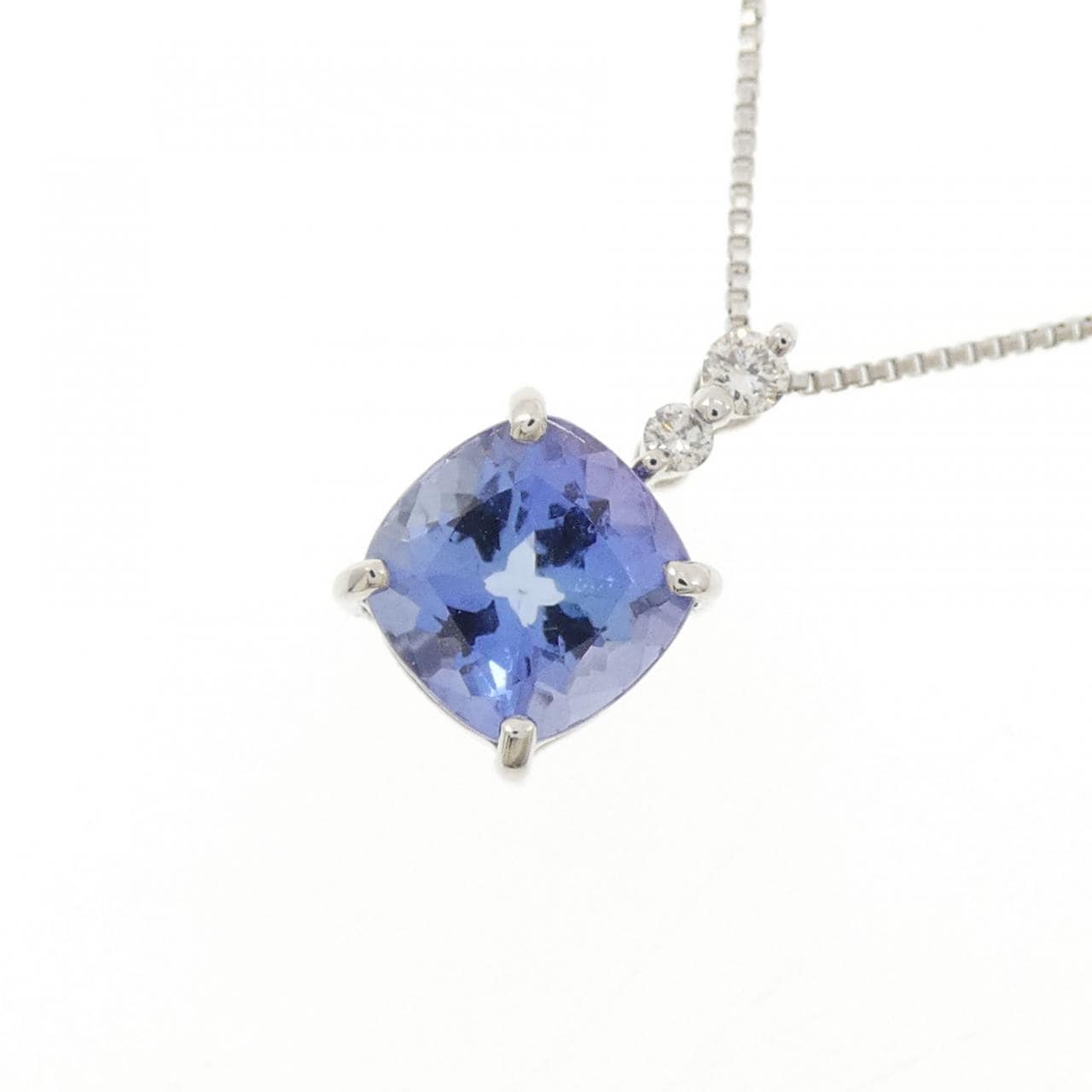 PT900/PT850 タンザナイト ネックレス 1.18CT