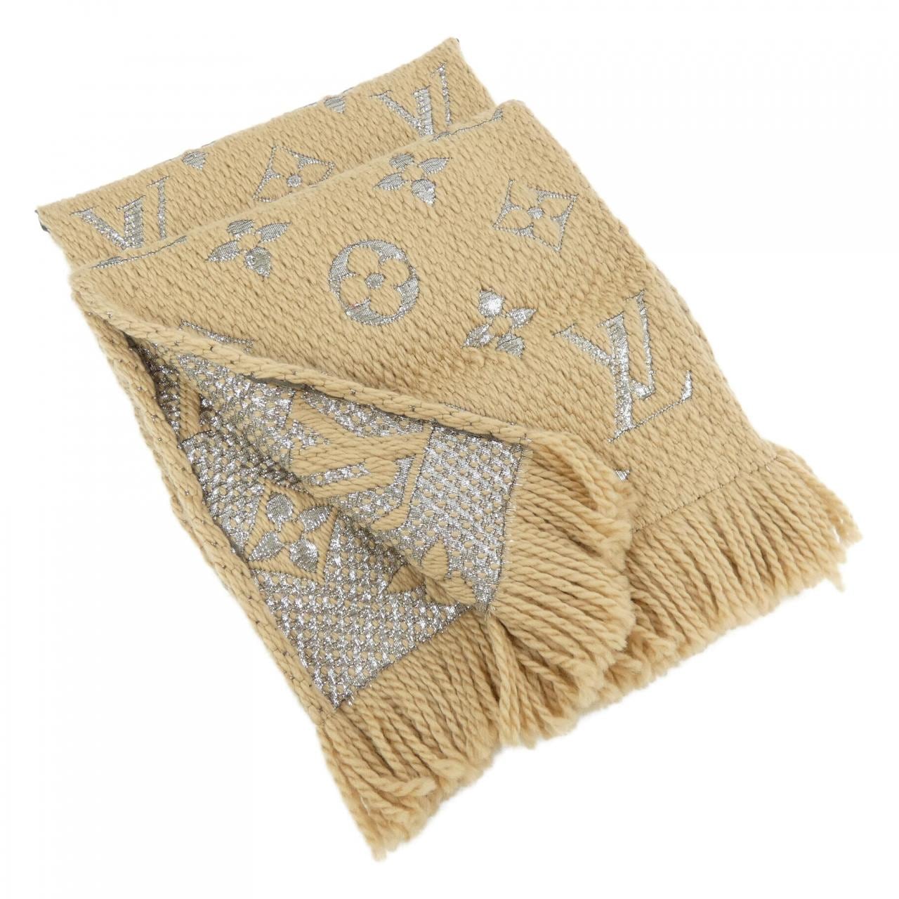 ルイヴィトン LOUIS VUITTON エシャルプ ロゴマニア シャイン M75834 MUFFLER