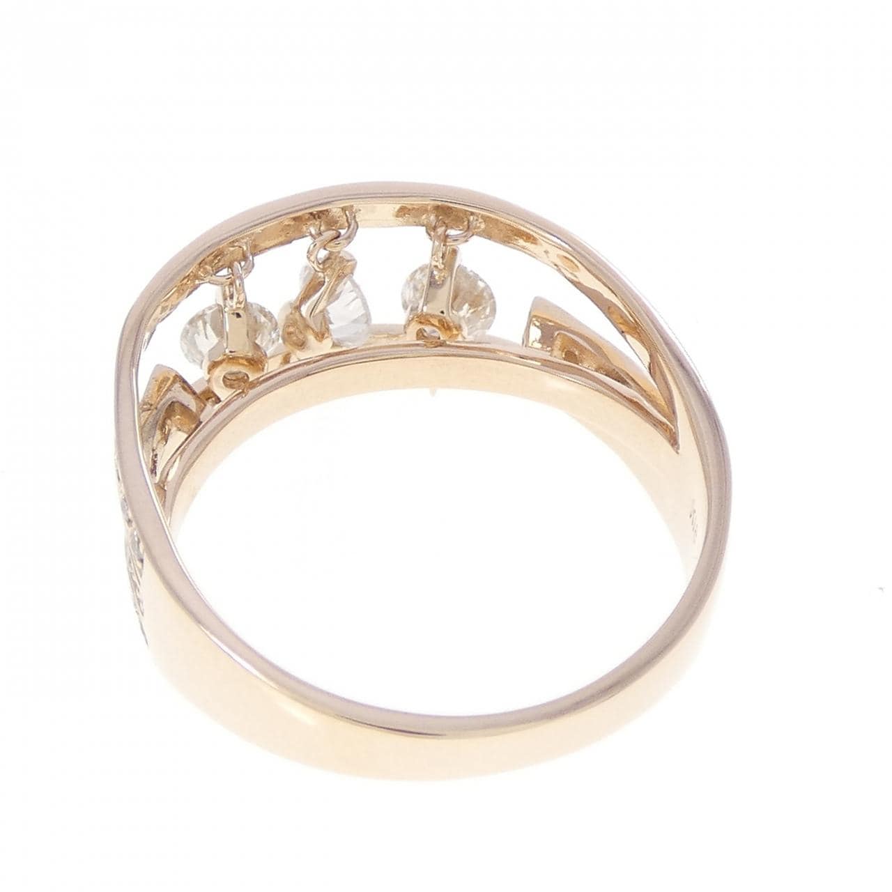 K18PG ダイヤモンド リング 0.80CT