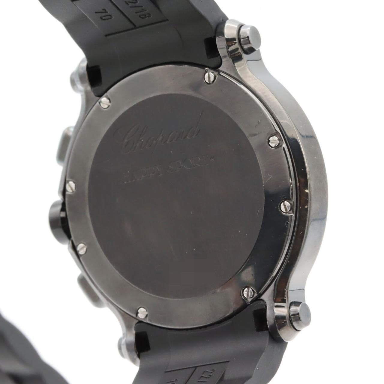 【ノーメンテナンス還元価格】ショパール ハッピースポーツクロノグラフ PVD･3P&スカルモチーフ 28/8499-3017 SS クォーツ