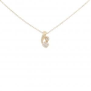 K10YG ダイヤモンド ネックレス 0.12CT