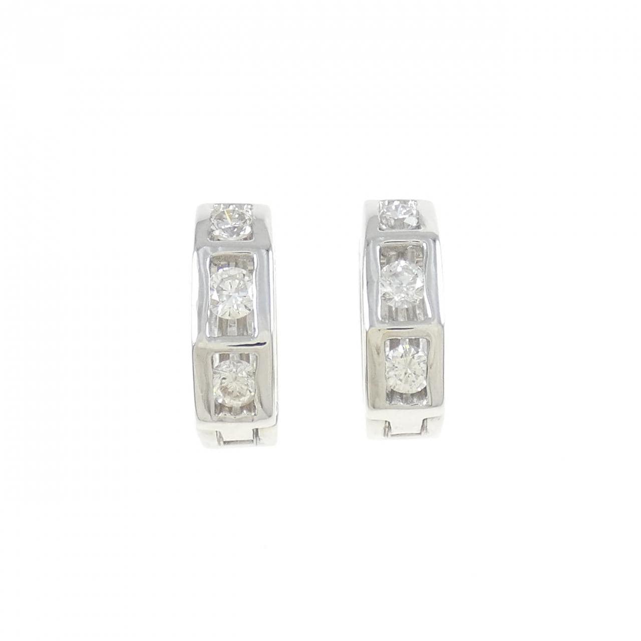 K14WG Diamond Earrings 0.60CT