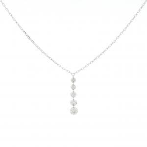 【新品】18KWG ダイヤモンド ネックレス 0.48CT