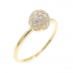 【リメイク】K18YG ダイヤモンド リング 0.30CT