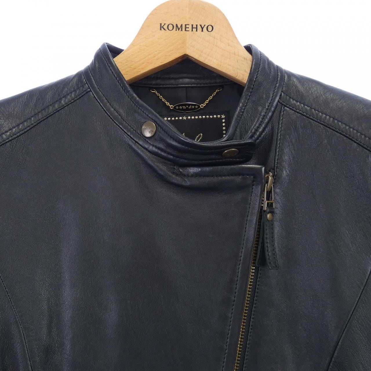 アニエスベー Agnes.b レザージャケット