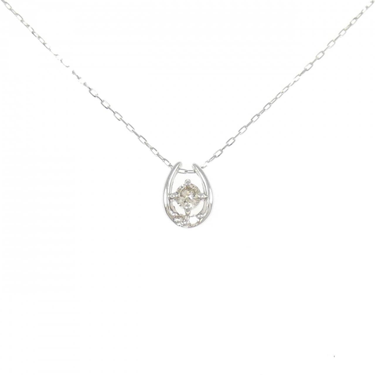 PT900 ダイヤモンド ネックレス 0.10CT