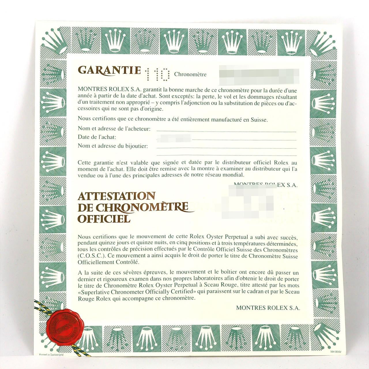 ロレックス オイスターパーペチュアルデイト 15210 SS 自動巻 P番