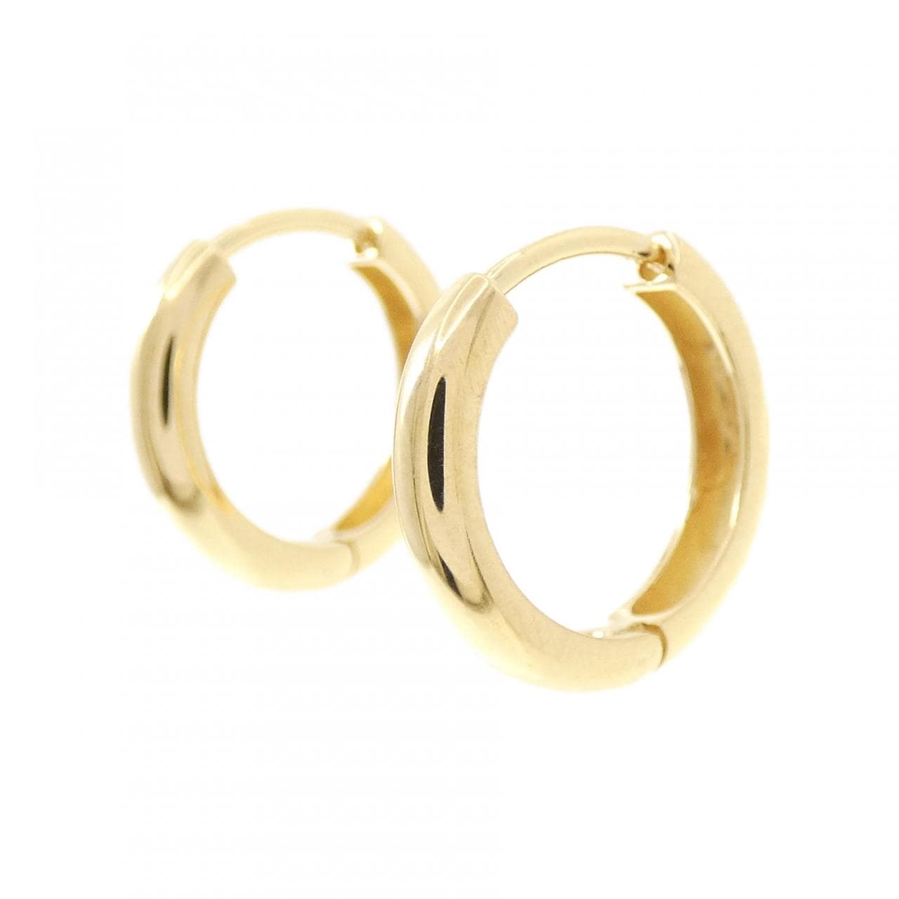 K18YG フープ ピアス