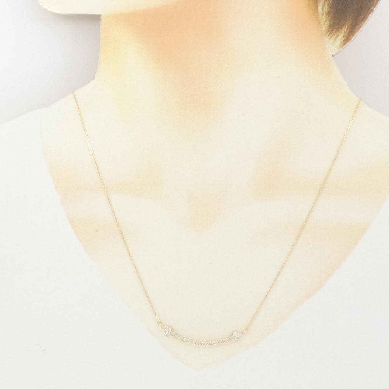 K18YG ダイヤモンド ネックレス 0.52CT