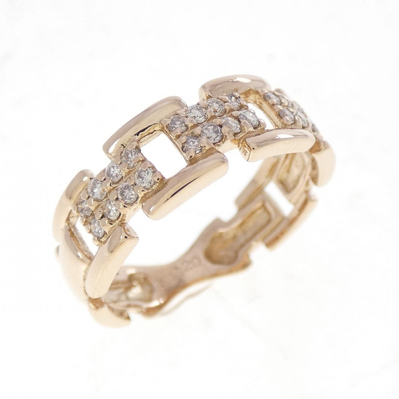 K18PG ダイヤモンド リング 0.20CT