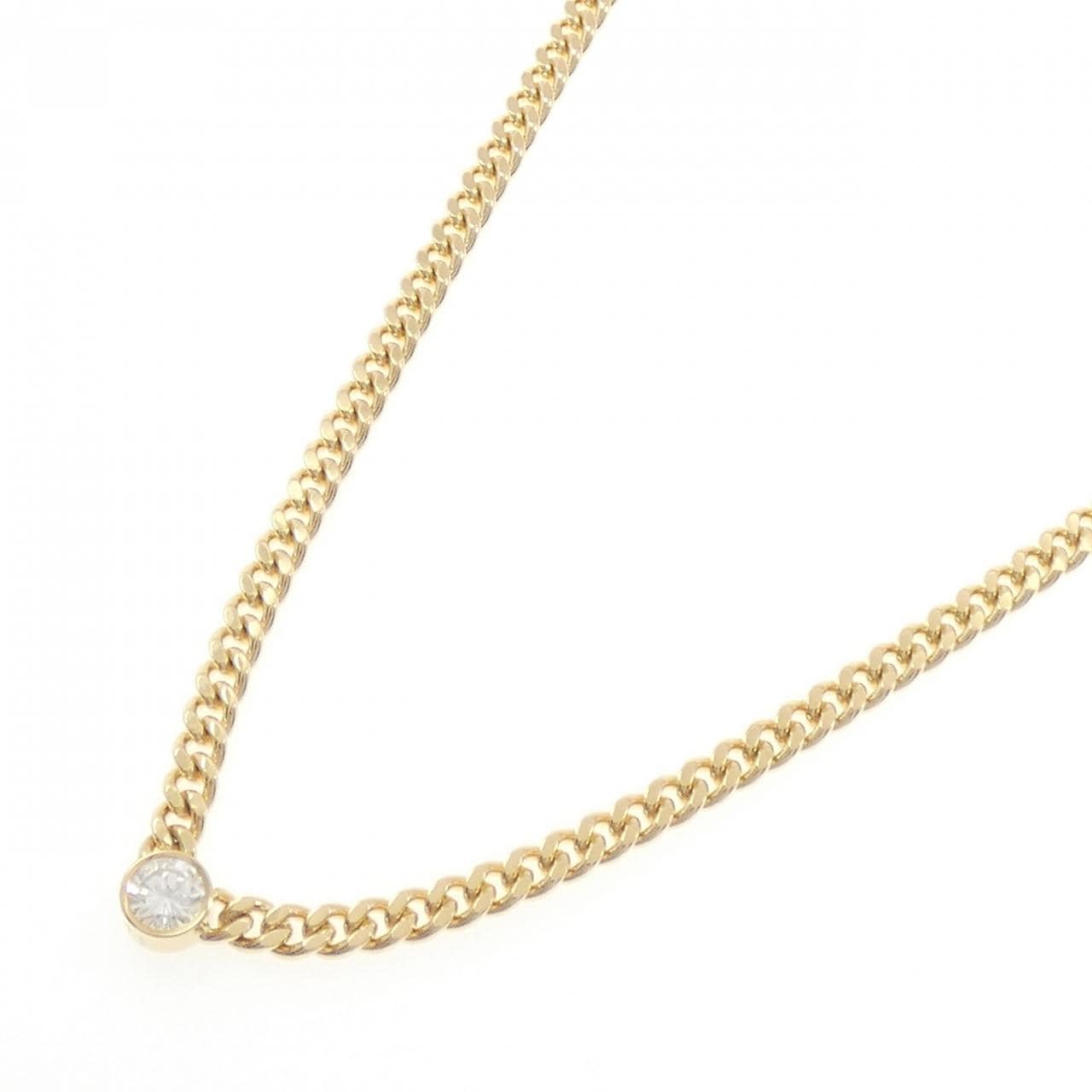 K18YG ダイヤモンド ネックレス 0.71CT