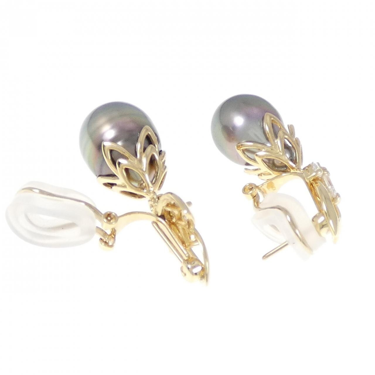 KOMEHYO | K18YG Black Butterfly Pearl Earrings / Pierced Earrings