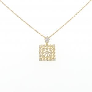 K18YG/K18WG ダイヤモンド ネックレス 0.22CT