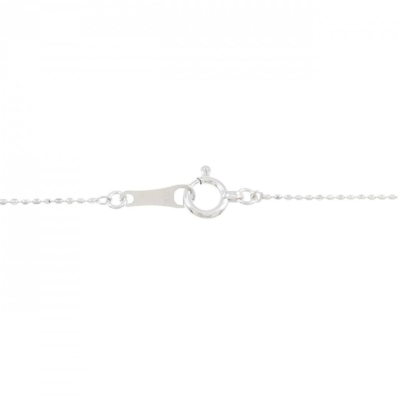 K18WG エメラルド ネックレス