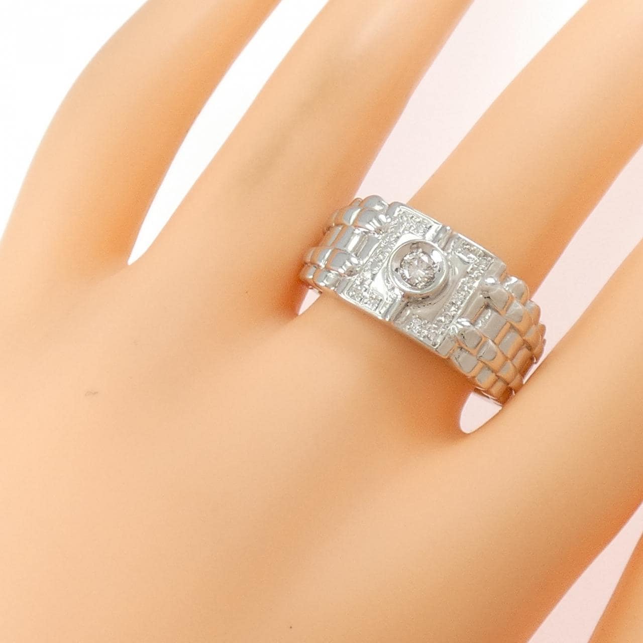 【新品】PT900 ダイヤモンド リング 0.17CT