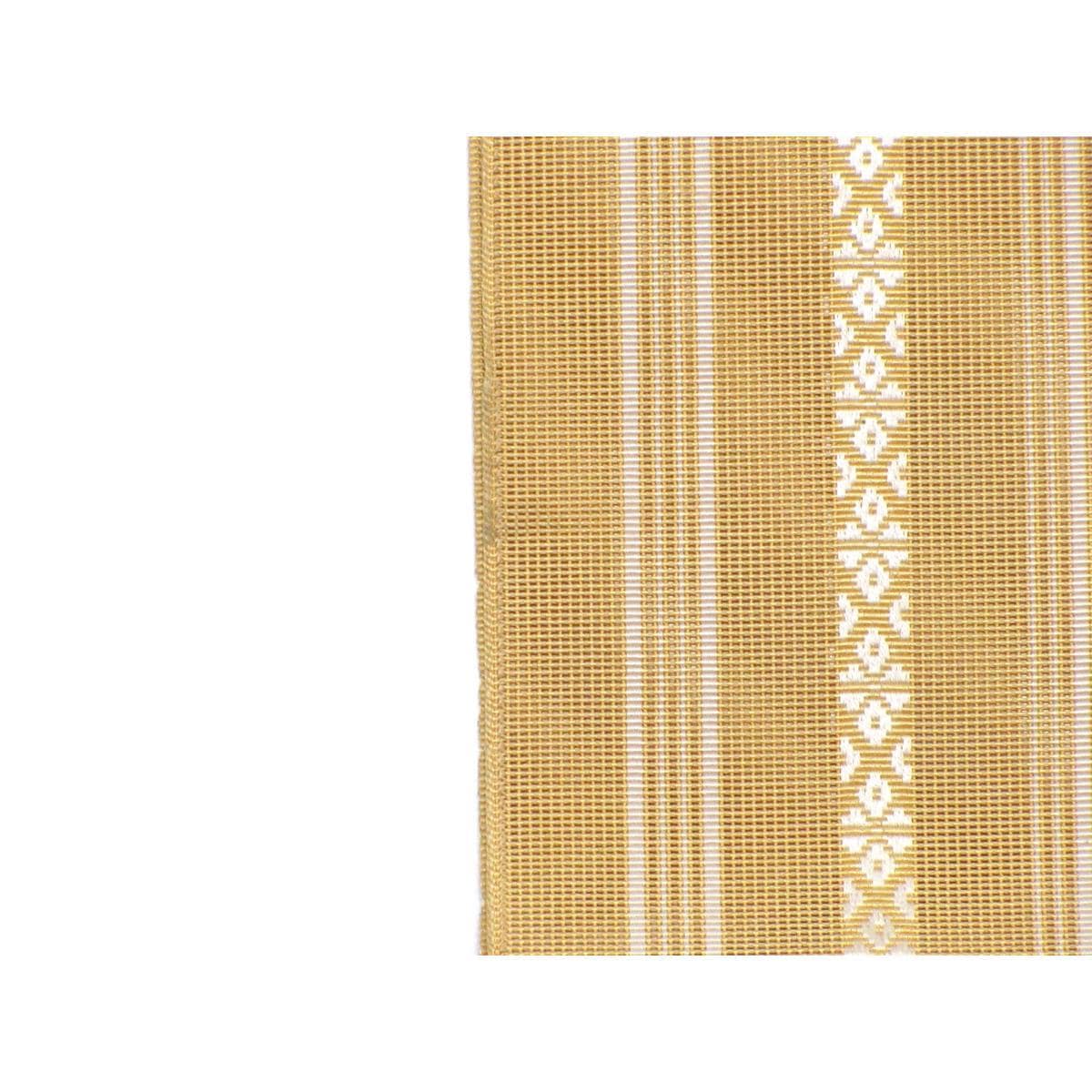 夏名古屋帯　【紗献上博多織】全通柄