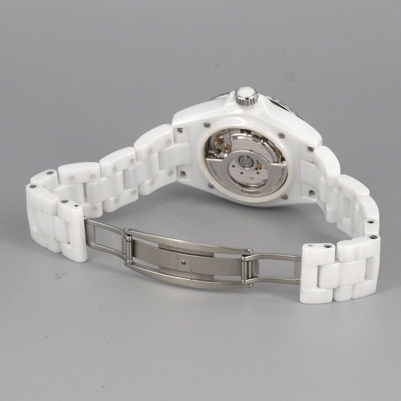 シャネル J12ファントムキャリバー12.1 38mmセラミック H6186 セラミック 自動巻