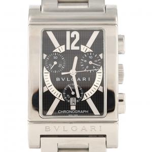 【ノーメンテナンス還元価格】ブルガリ レッタンゴロクロノグラフ RTC49S/RTC49BRSSD SS クォーツ