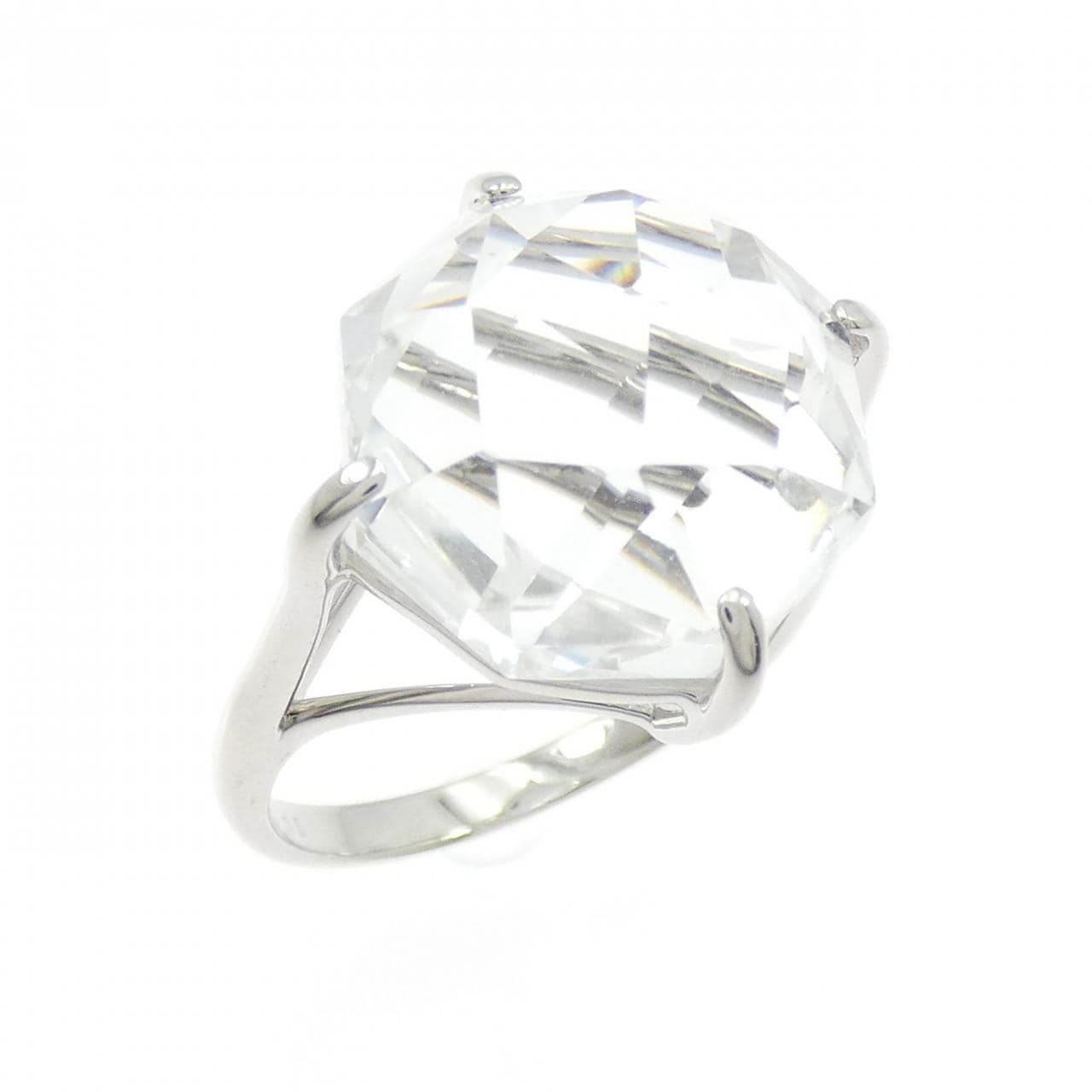 PT950 クォーツ リング 10.00CT