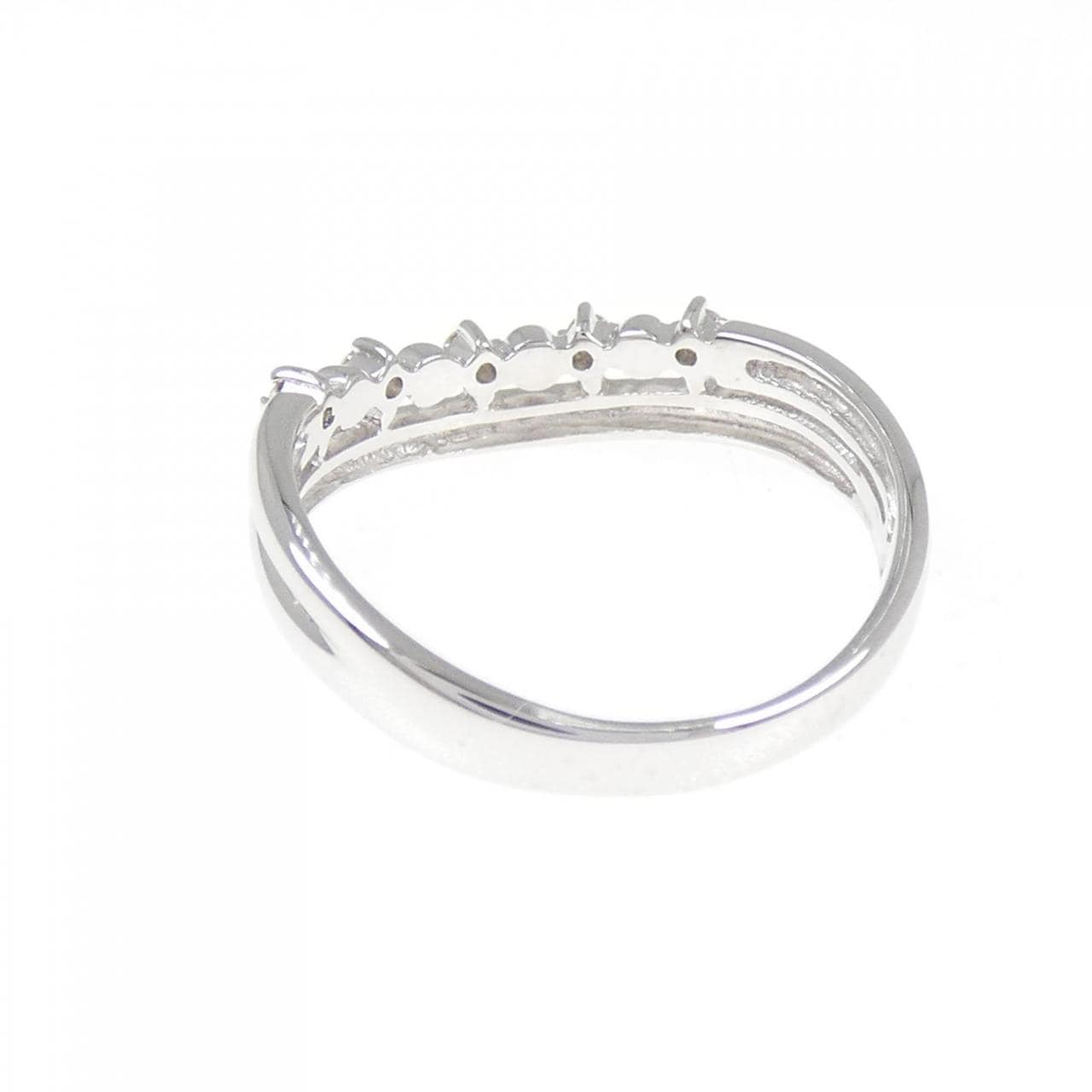 K10WG ダイヤモンド リング 0.05CT