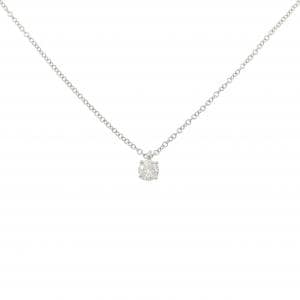 ティファニー ソリティア ネックレス 0.22CT F VVS2 3EXT
