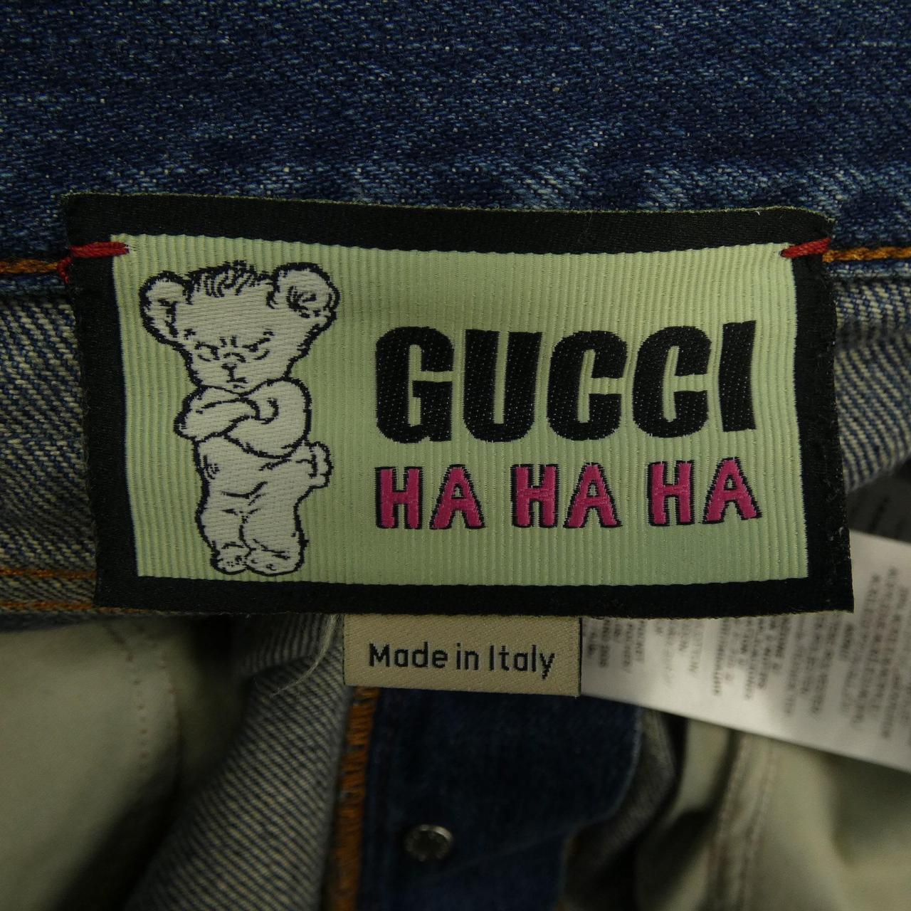グッチ GUCCI HAHAHA 716496 XDB6K ジーンズ