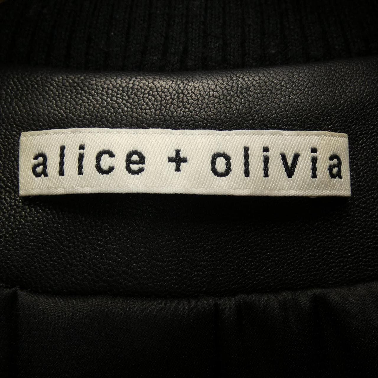 コメ兵｜アリスアンドオリビア ALICE+OLIVIA レザージャケット｜アリス