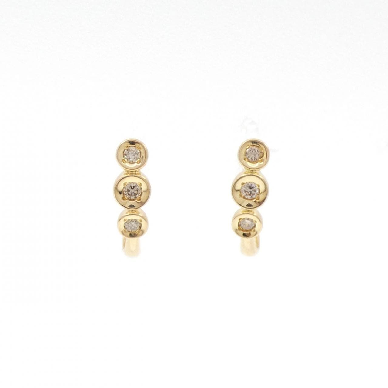 K18YG鑽石耳環0.20CT