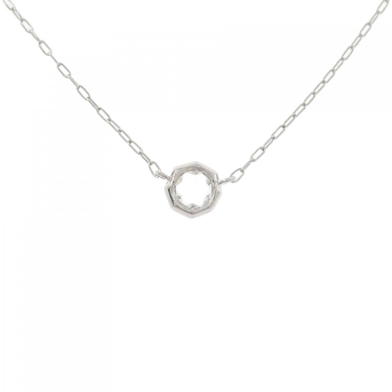 K18WG Diamond necklace