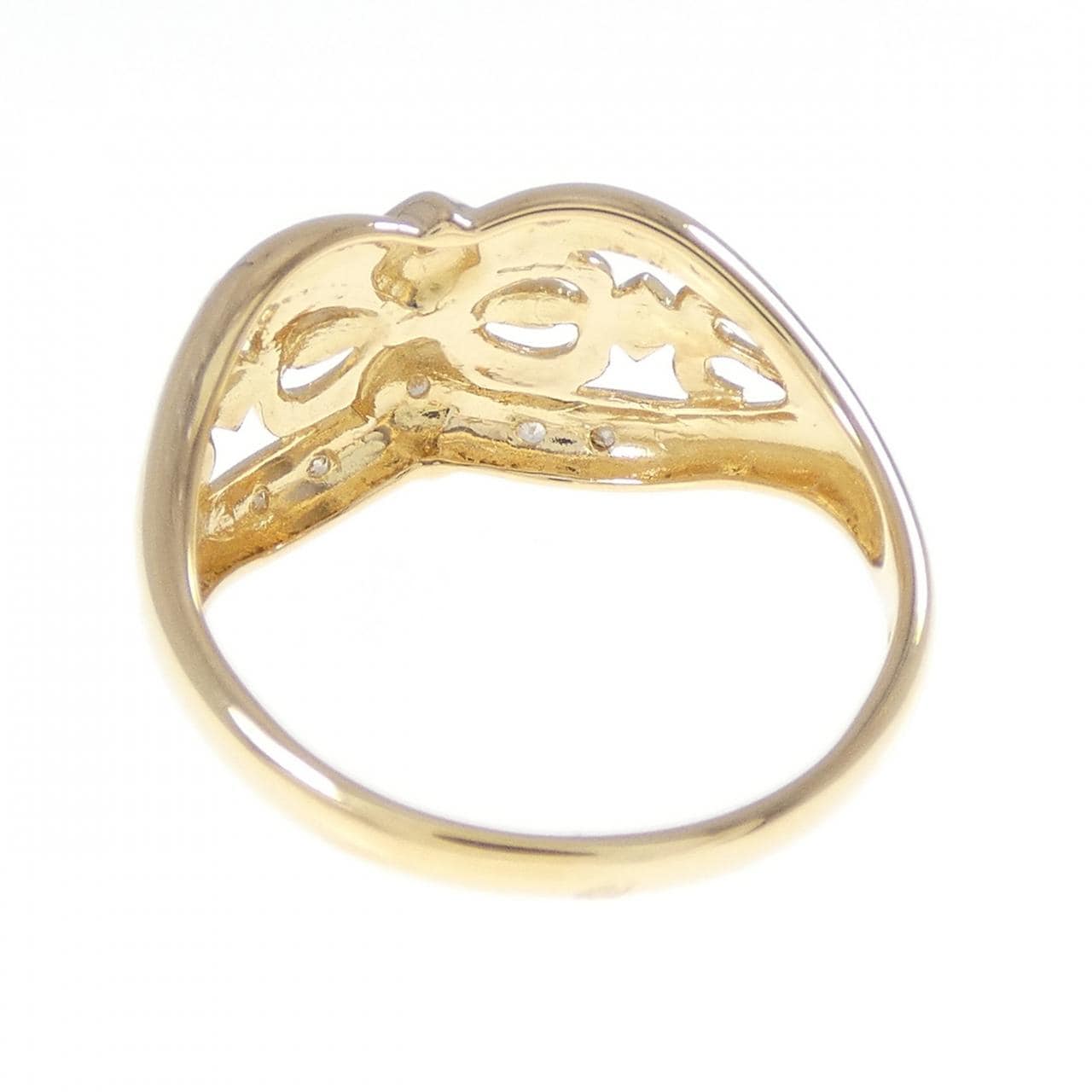 K18YG ダイヤモンド リング 0.05CT