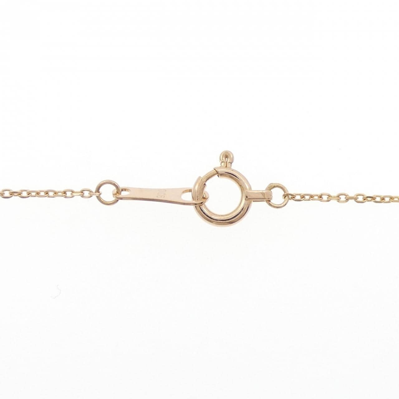 K18PG ハート ダイヤモンド ネックレス 0.08CT