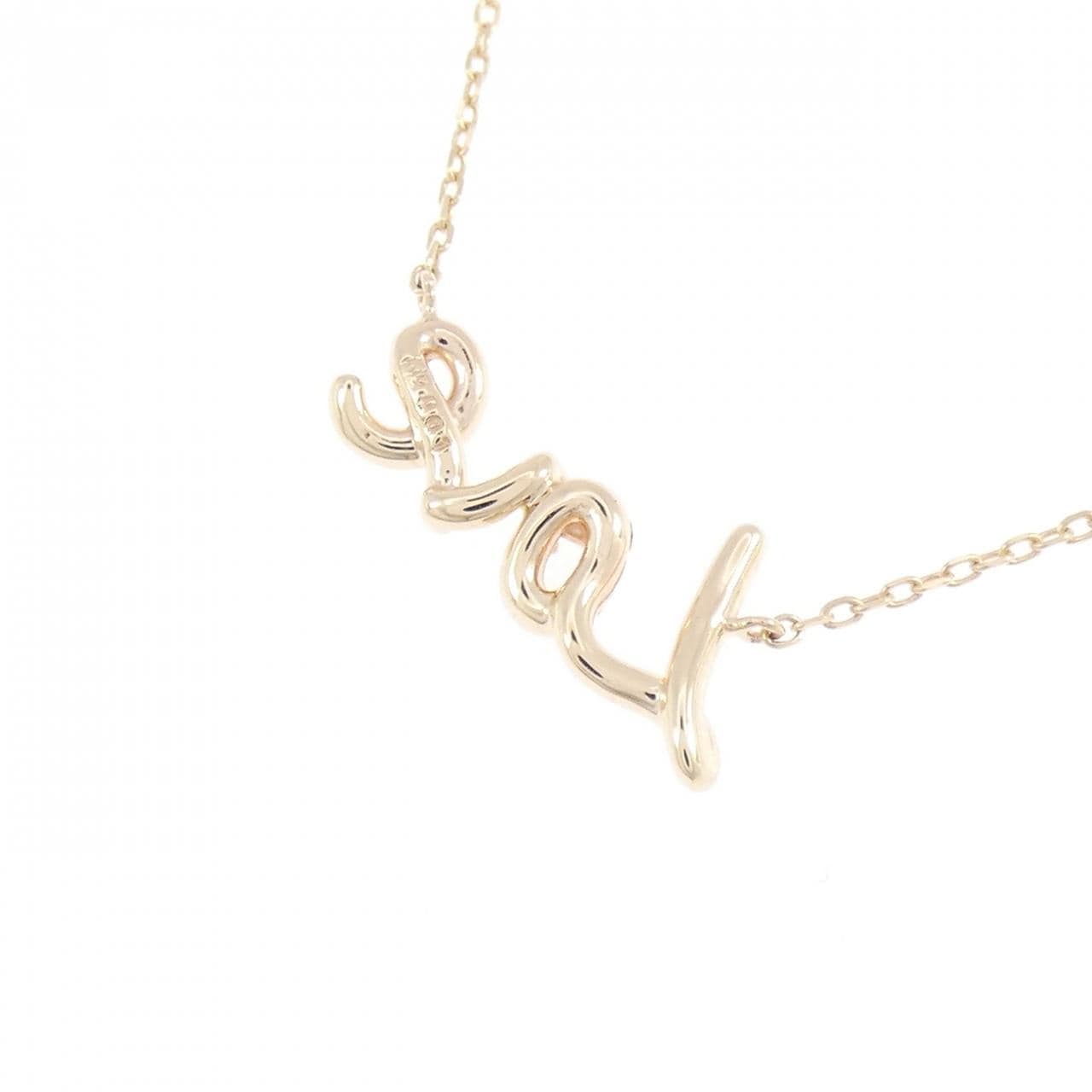 K10YG ダイヤモンド ネックレス 0.01CT