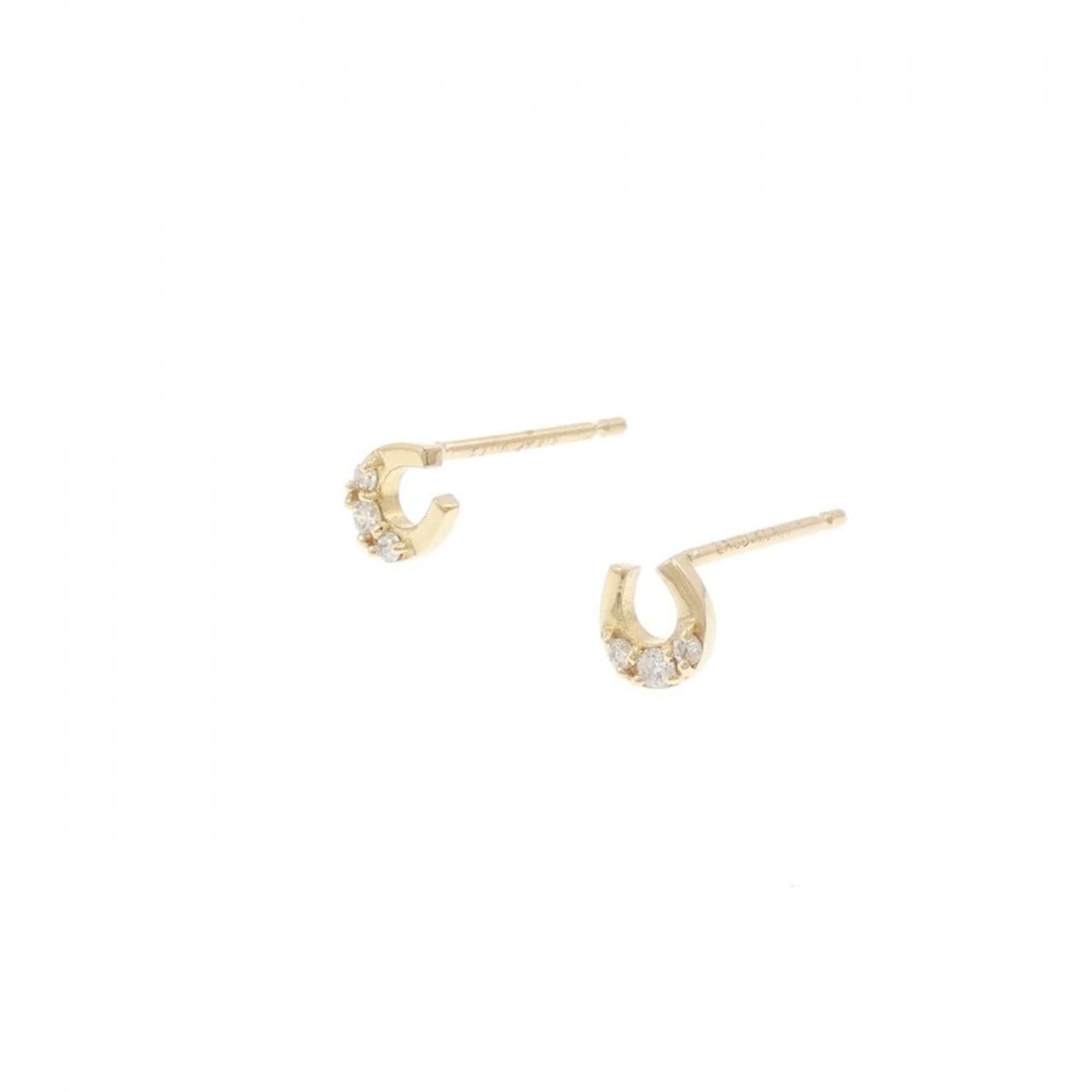 4゜C ダイヤモンド ピアス