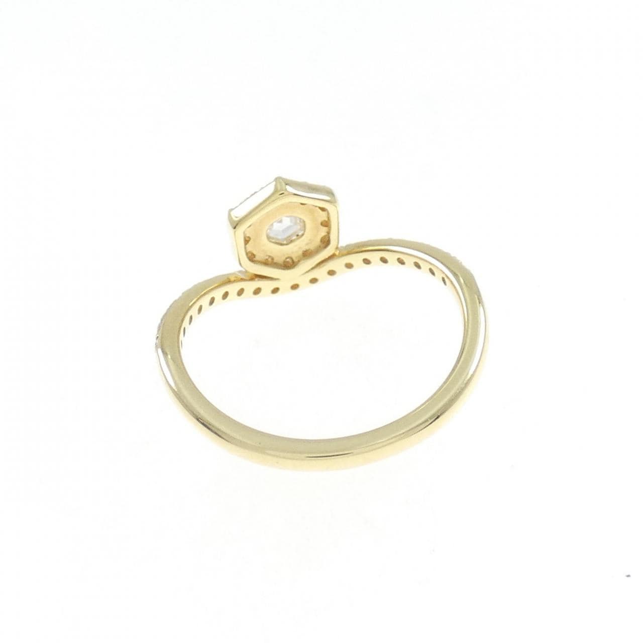 [新品] K18YG钻石小指戒指 0.14CT