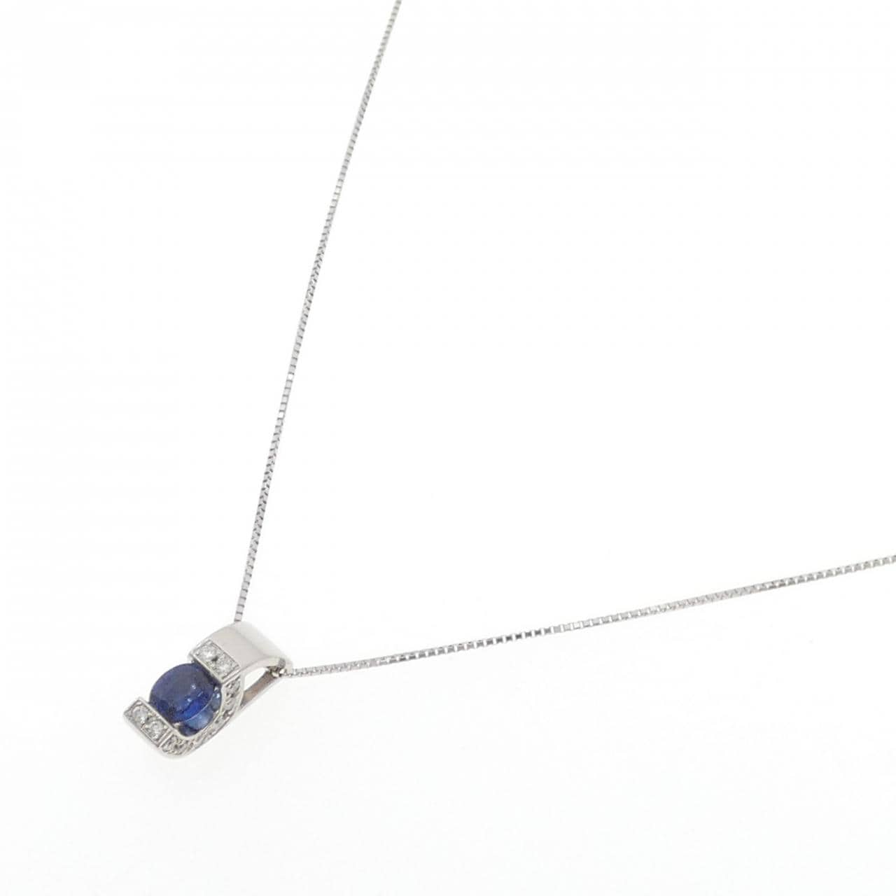 PT900/PT850 サファイヤ ネックレス 0.63CT