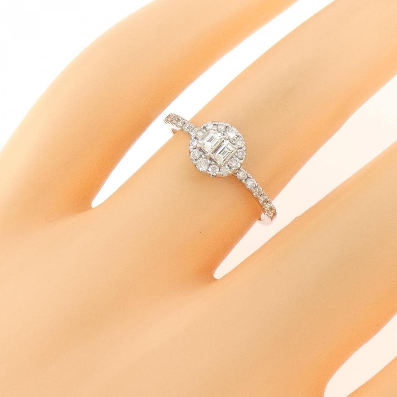 PT950 ダイヤモンド リング 0.30CT