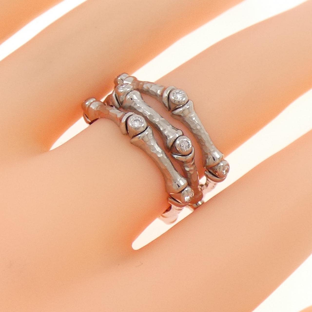 750WG ダイヤモンド リング