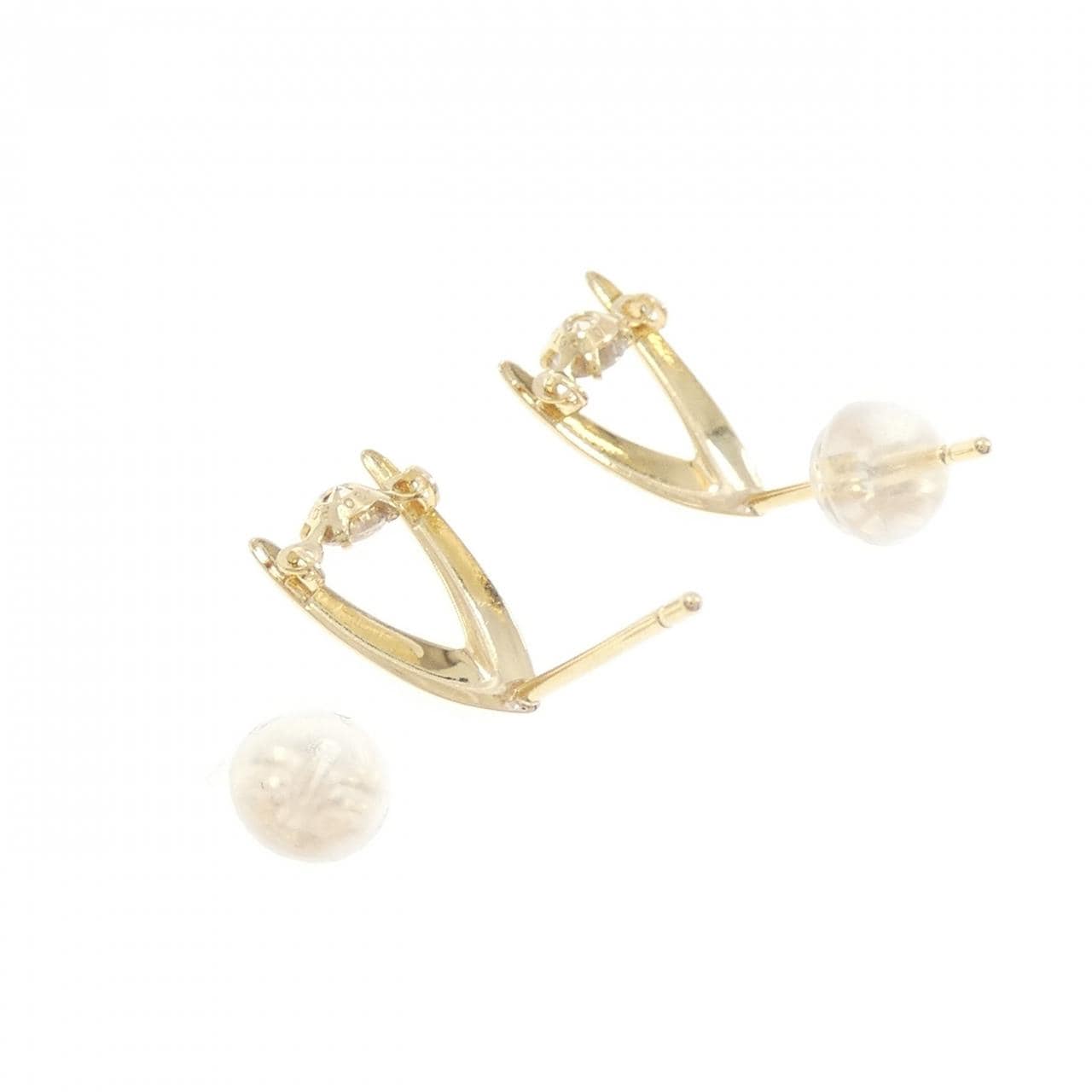 K18YG ダイヤモンド ピアス 0.20CT