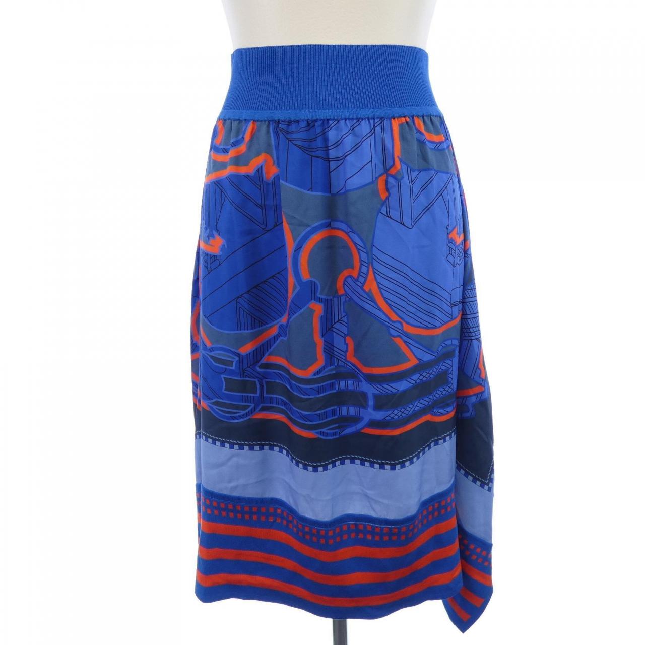 エルメス HERMES TATERSALE EN ZIGZAG 2E2807DN ツイルレーヌ スカート