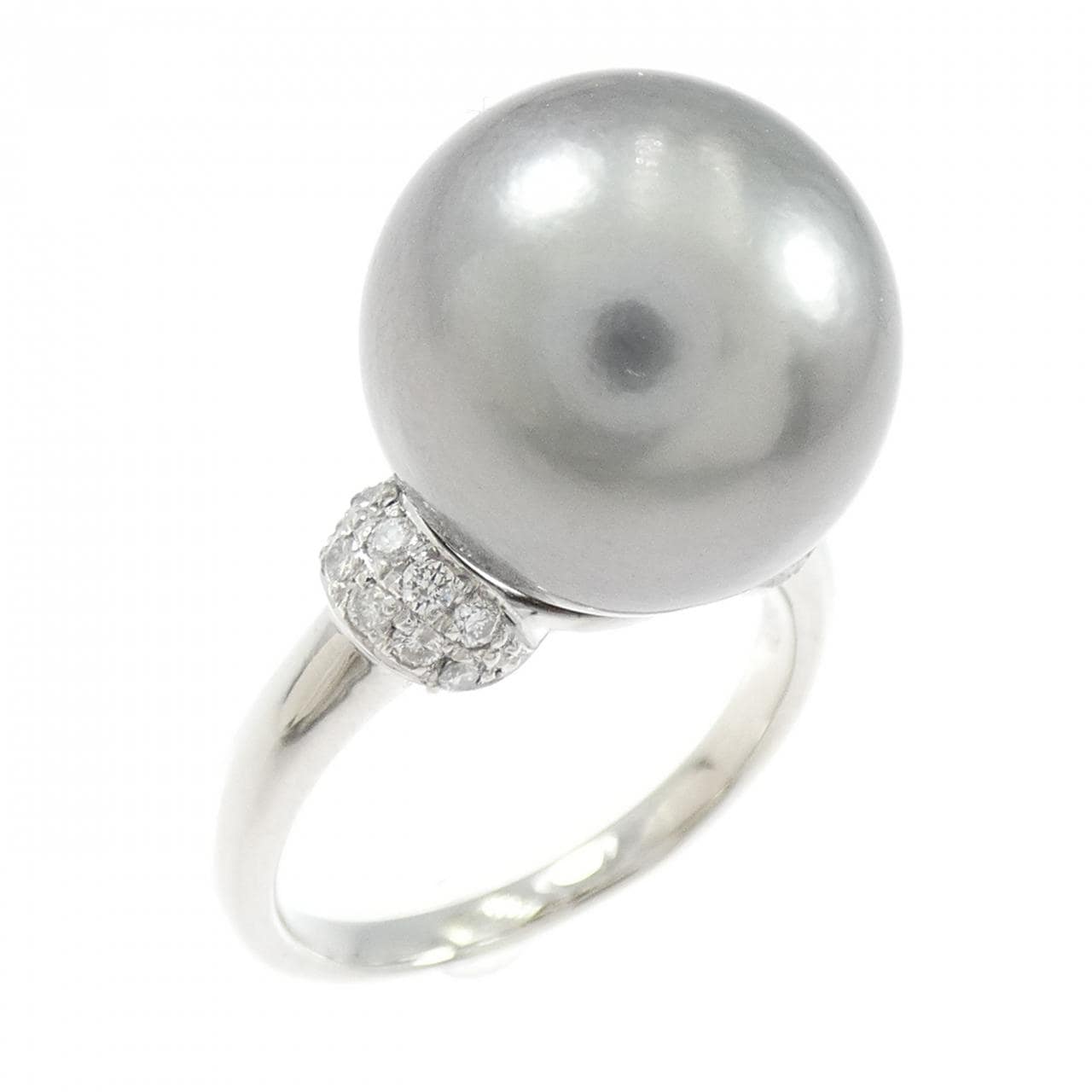 PT900 黒蝶パール リング 13.3mm