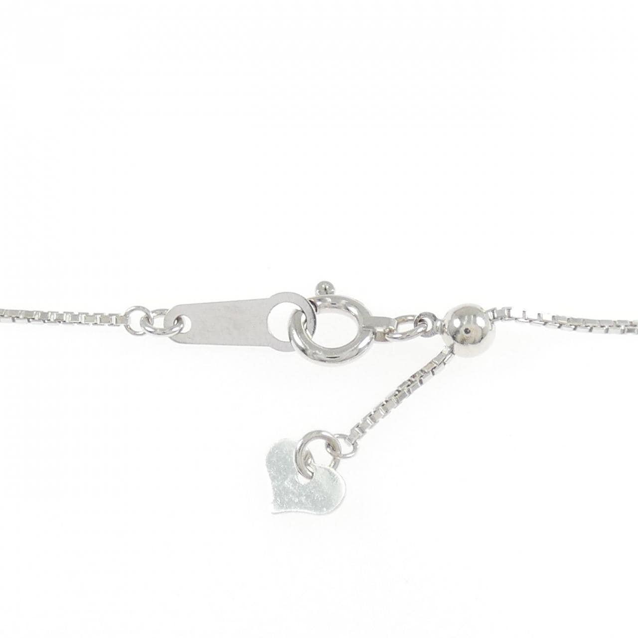 K18WG ルビー ネックレス 1.05CT
