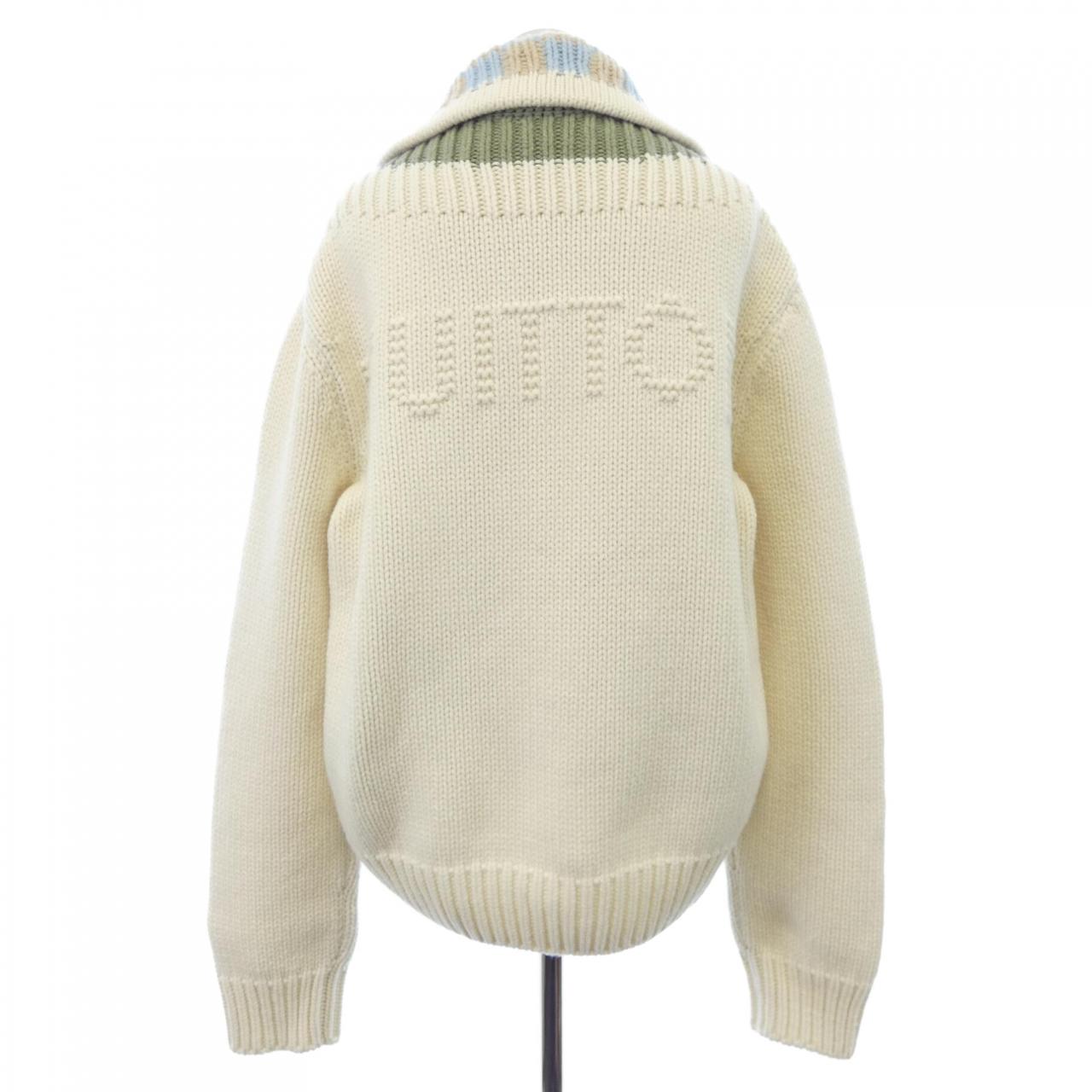 ルイヴィトン LOUIS VUITTON ジップドインターシャ トラックトップ HUN70WXP8 カーディガン