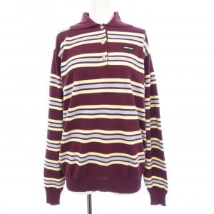 ミュウミュウ MIU MIU MIU MIU ロゴパッチ MML885 SOOO 14AX ポロシャツ