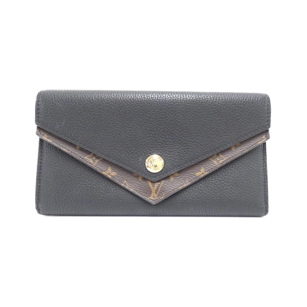 LOUIS VUITTON Monogram Portefeuille Double V M64319 Wallet