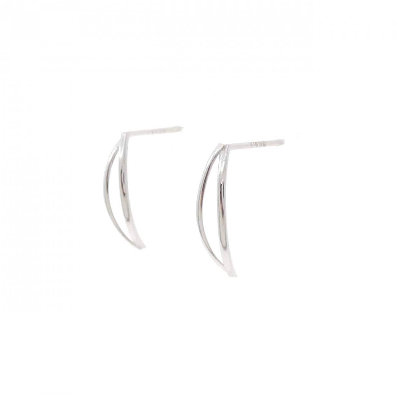 K18WG earrings