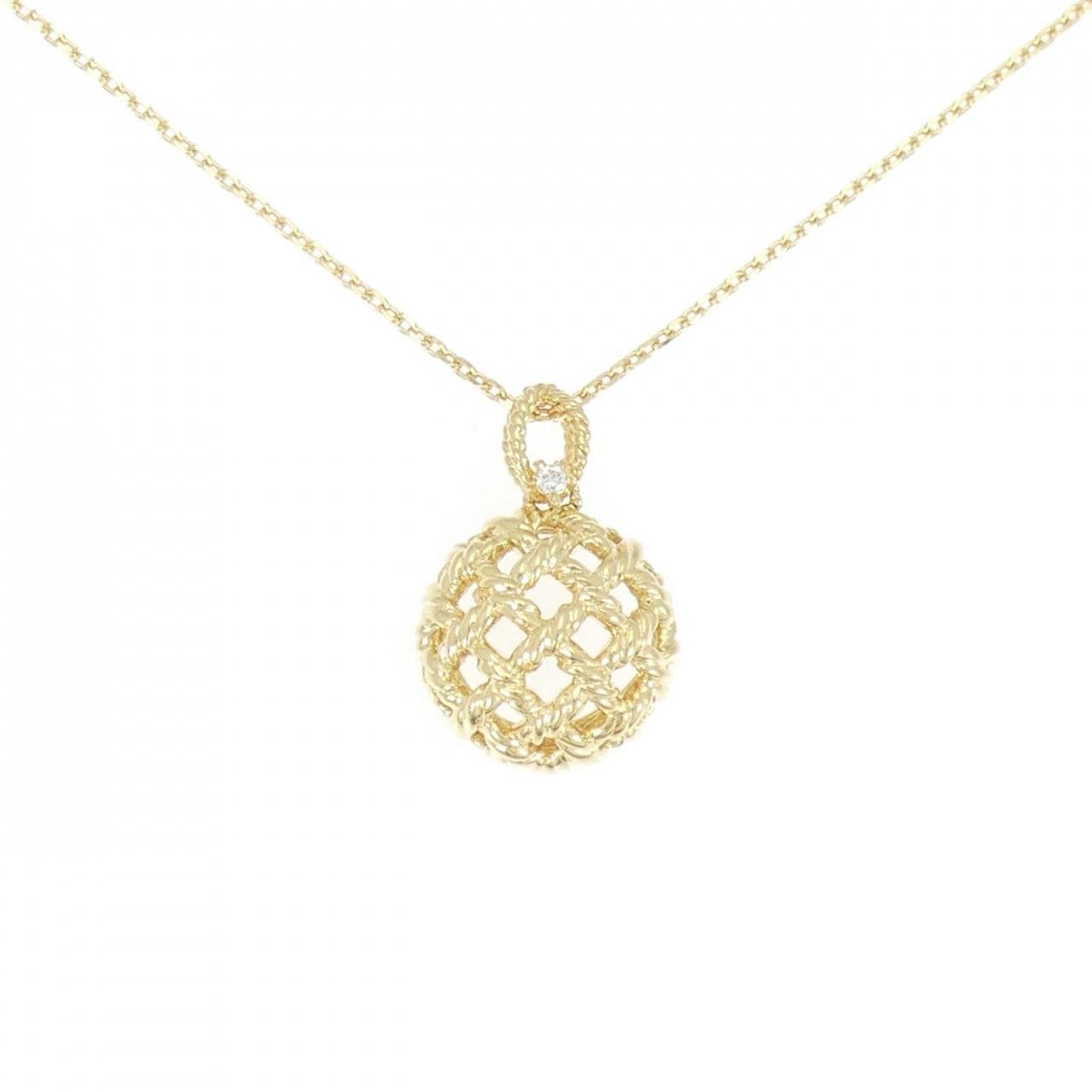 K18YG ダイヤモンド ネックレス