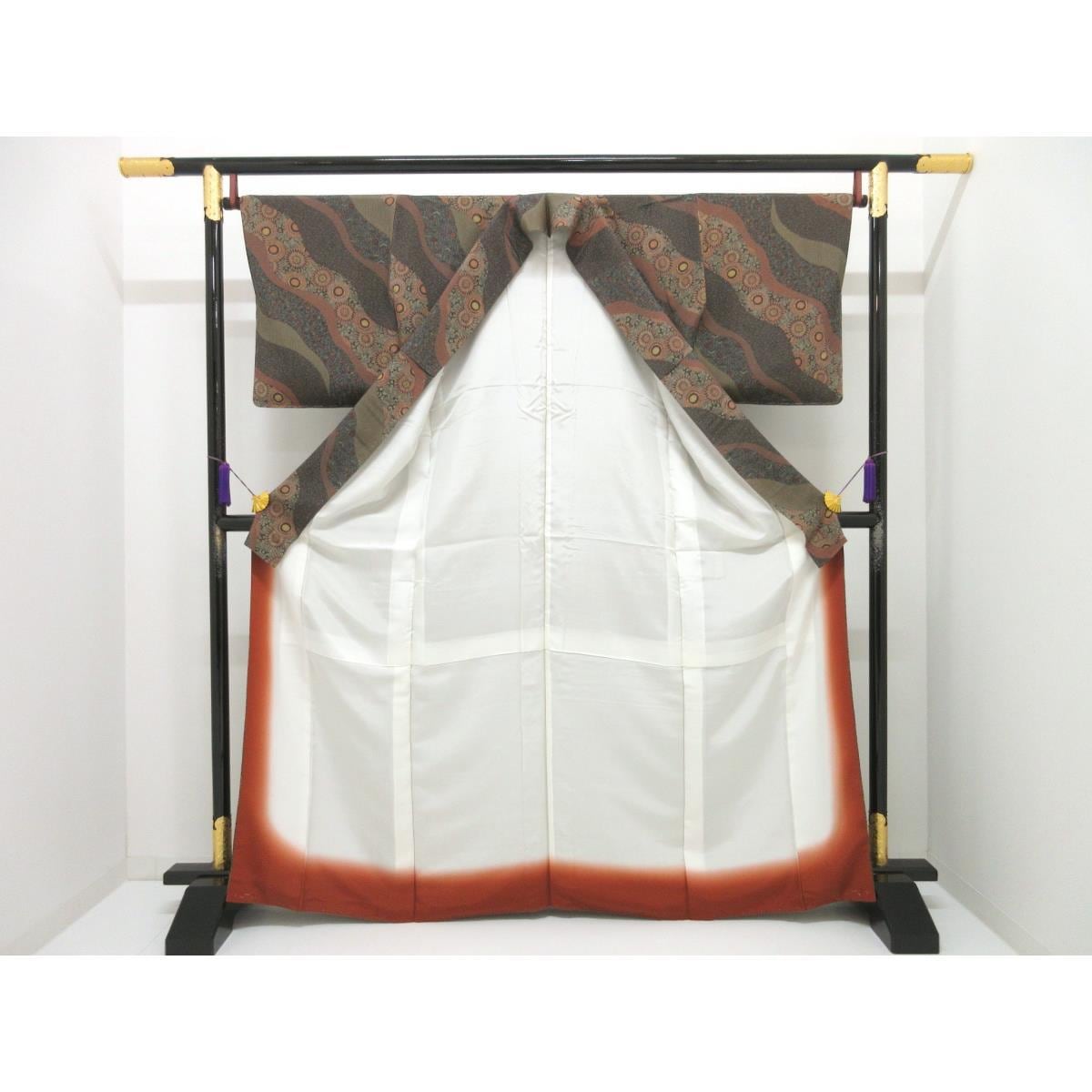 【未使用品】小紋　京友禅【細合俊男】