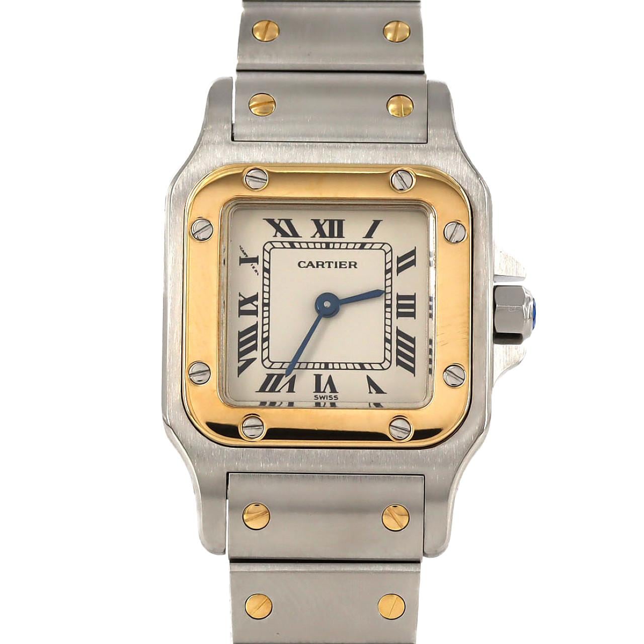 カルティエ サントスガルベSM コンビ W20012C4 SSxYG クォーツ