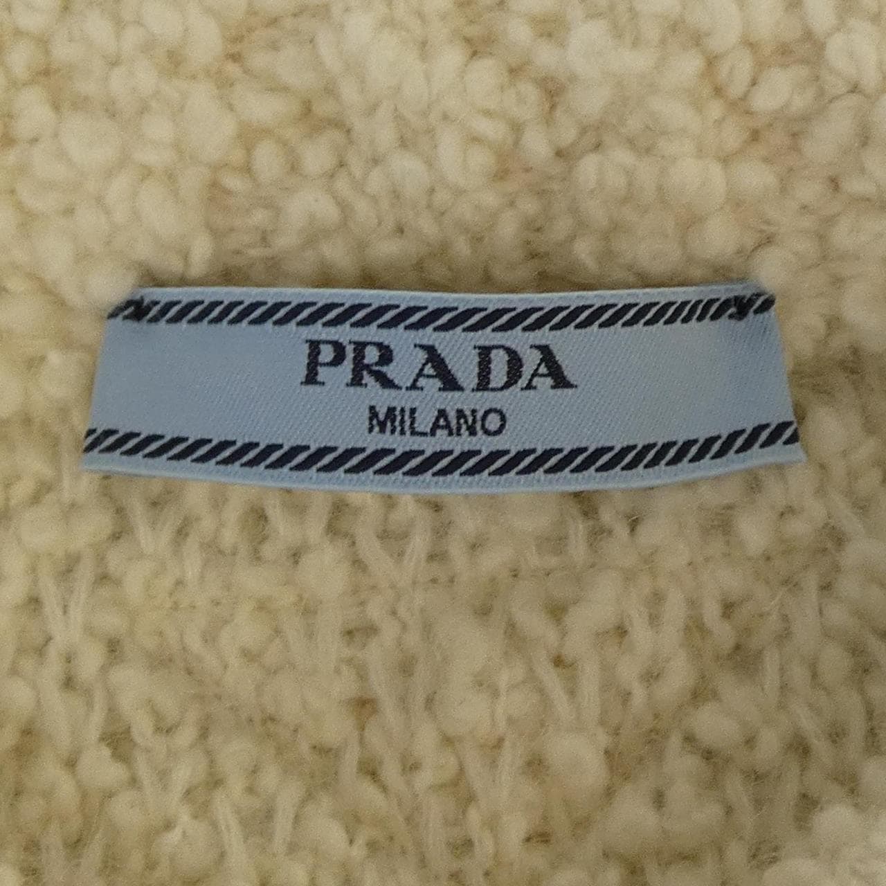 プラダ PRADA ブークレモヘア P25L98 S232 13CS カーディガン